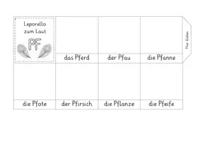 Vorschau - Arbeitsblätter - Leporello Pf - 3 verschiedene Vorlagen - Seite 3