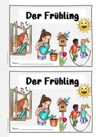 Vorschau - Unterrichtsreihen - Der Frühling - Natur Wachstumsdenken Umwelt - Klasse 1/2 Freiarbeitsheft Ethik Sachunterricht Deutsch - Seite 3