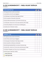 Vorschau - Arbeitsblätter - Fabeln: Checklisten zur Selbst- und Fremdprüfung - Seite 1