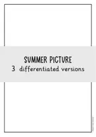 anteprima - Flashcard - Summer: describing pictures; Descrizione dell'immagine; 3 volte differenziata (inglese) - Pagina 3