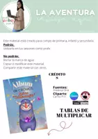 Vista previa - Hojas de trabajo - Tablas de multiplicar - página 1
