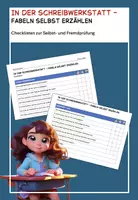 Vorschau - Arbeitsblätter - Fabeln: Checklisten zur Selbst- und Fremdprüfung - Deckblatt