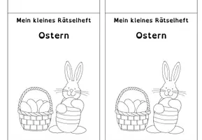 Vorschau - Arbeitsblätter - Mein kleines Rätselheft Ostern - Seite 1