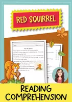 anteprima - Schede informative - Red squirrel / autumn reading comprehension (English) / Scoiattolo rosso / comprensione della lettura autunnale (inglese) - Pagina di copertina