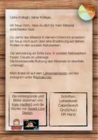 Vorschau - Arbeitsblätter - Würfelsätze - Zoo - Seite 1