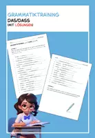 Vorschau - Arbeitsblätter - Grammatik: das/dass - Deckblatt