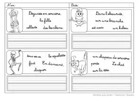 Vorschau - Arbeitsblätter - Schüttelsätze auf Französisch: Halloween - Seite 3
