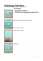 Vorschau - Mal- und Bastelvorlagen - Mandala-Falt-Herzen, Muttertag, Blumenstecker, Girlande, Valentinstag - Seite 2