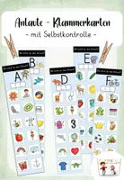 Vorschau - Fördermaterial/Inklusion - Anlaute erkennen - Klammerkarten - Deckblatt