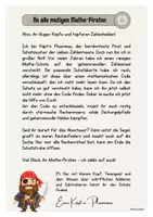 Vorschau - Arbeitsblätter - Escape Room - Schriftliche Addition und Subtraktion 🏴☠️ - Seite 1