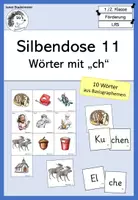 Vorschau - Fördermaterial/Inklusion - Silbendose 11 - Wörter mit "ch" - Deckblatt