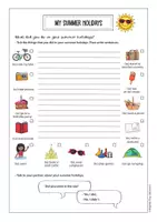 Προεπισκόπηση - Φύλλα εργασίας - My summer holidays: speaking & writing activity; differentiated (English) / Οι καλοκαιρινές μου διακοπές: δραστηριότητα ομιλίας και γραφής, διαφοροποιημένη (Αγγλικά) - Σελίδα 3
