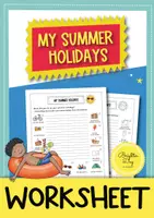 Προεπισκόπηση - Φύλλα εργασίας - My summer holidays: speaking & writing activity; differentiated (English) / Οι καλοκαιρινές μου διακοπές: δραστηριότητα ομιλίας και γραφής, διαφοροποιημένη (Αγγλικά) - Εξώφυλλο