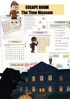 Vista previa - Juegos / Gamificación - Escape Room Past Simple "The Time Museum" - Portada