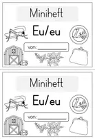 Vorschau - Unterrichtsreihen - Laut Eu / eu - Miniheft für die Buchstabeneinführung - Seite 1