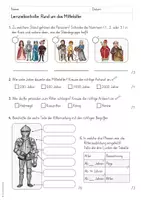Vorschau - Test - Mittelalter - Lernzielkontrolle / Test (3./4. Klasse) - Seite 1