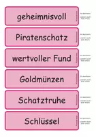 Vorschau - Stundenentwürfe - freies Schreiben Text zu Ende schreiben Lieselotte sucht einen Schatz - Seite 1