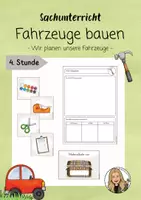 Vorschau - Stundenentwürfe - Fahrzeuge bauen - Wir planen unsere Fahrzeuge (4. Stunde) - Seite 1