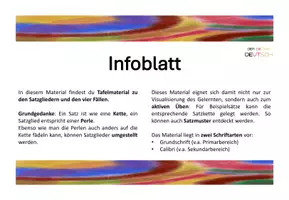 Vorschau - Präsentationen/Tafelbilder - Tafelmaterial Satzglieder – Deutsch ab Klasse 3 | Subjekt, Prädikat, Objekte, Angaben - Seite 2
