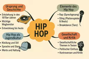 Vorschau - Arbeitsblätter - Lernposter + Arbeitsblätter zum Thema "Hip Hop" + Lösung & Fragen & MP3 + Mindmap + Infografiken - Seite 3
