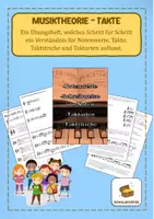 Vorschau - Arbeitsblätter - Takte&Taktarten Übungsheft inkl. Lösung - Deckblatt