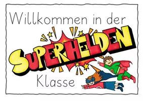 Vorschau - Poster - Willkommen in der SUPERHELDENKLASSE | Poster & Girlande - Seite 2