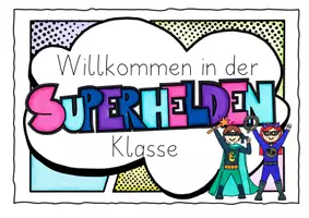Vorschau - Poster - Willkommen in der SUPERHELDENKLASSE | Poster & Girlande - Seite 3