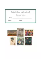 Vorschau - Unterrichtsreihen - Portfolio-Mappe: Kunst und Kreatives 2 - Österreich-Edition - Deckblatt