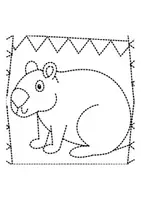 Vorschau - Mal- und Bastelvorlagen - Prickelbilder / Fensterbilder PAKET Thema Capybaras - Grundschule - Bastelvorlagen - Seite 2