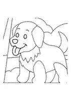 Vorschau - Mal- und Bastelvorlagen - Prickelbilder / Fensterbilder Thema Hunde - Grundschule - Bastelvorlagen - Seite 2