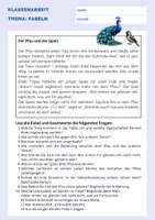 Vorschau - Klassenarbeiten - Fabeln verstehen - Klassenarbeit+EWH - Pfau und Spatz - Seite 3