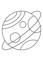 Vorschau - Mal- und Bastelvorlagen - Prickelbilder / Fensterbilder PAKET Thema Planeten - Grundschule - Bastelvorlagen - Seite 3