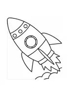 Vorschau - Mal- und Bastelvorlagen - Ausmalbilder Thema Raketen - Grundschule - Bastelvorlagen - Seite 2