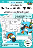 Vorschau - Spiele - Rechenpuzzle ZR 100 - verschiedene Darstellungen (Regenbogen) - Deckblatt