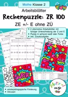 Vorschau - Arbeitsblätter - Rechenpuzzle (Super) ZR 100 - ZE +/- E ohne ZÜ - Deckblatt