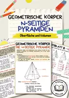 Vorschau - Arbeitsblätter - Materialpaket - Körper - Eigenschaften, Volumen und Oberfläche - Seite 1