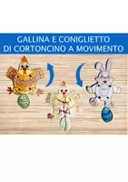 anteprima - Materiale interattivo - 🐰Coniglietto e Gallina a Movimento – Un Lavoretto di Pasqua che Prende Vita - Pagina di copertina