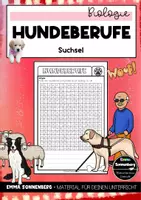 Vorschau - Arbeitsblätter - Hundeberufe - Suchsel (Arbeitsblatt) - Deckblatt