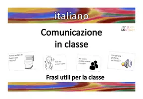 Vorschau - Poster - Italiano: Comunicazione in classe - Seite 1
