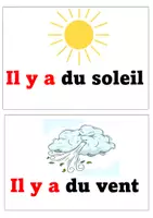 Vorschau - Arbeitsblätter - FRANZÖSISCH: Quel temps fait-il? Das Wetter/Anfänger - Seite 1