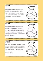 Vista previa - Tarjetas / Manipulativos - PROBABILIDAD: CONCEPTOS DE POSIBLE, IMPOSIBLE Y SEGURO - página 2