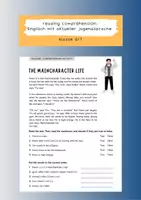 Vorschau - Arbeitsblätter - Vertretungsstunde | Textverständnis und Textproduktion mit Jugendwörtern | Englisch | Klasse 6 und Klasse 7 - Deckblatt