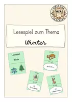 Vorschau - Spiele - Materialpaket: Lesespiele Jahreszeiten - Seite 1