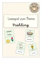 Vorschau - Spiele - Lesespiel: Frühling (1/2) - Deckblatt