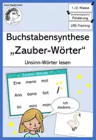 Vorschau - Fördermaterial/Inklusion - Buchstabensynthese: "Zauber-Wörter" - Deckblatt