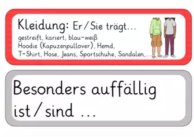 Vorschau - Arbeitsblätter - Einfache Personenbeschreibung: Materialpaket - Seite 3
