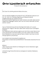 Vorschau - Stundenentwürfe - Studien im Skizzenbuch: einen Ort künstlerisch erforschen (Kunst) - Seite 1