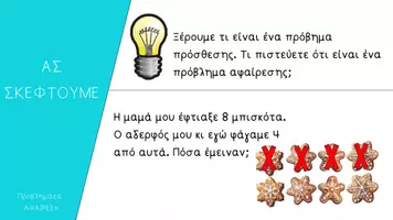 Προεπισκόπηση - Παρουσιάσεις - Πως να Διδάξεις τα Προβλήματα Αφαίρεσης στην Α' Δημοτικού - Σελίδα 1
