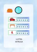 Vista previa - Juegos / Gamificación - LLETRA INTRUSA. DETECTAR-LA DINS EL NOM DE LES COSES - Portada