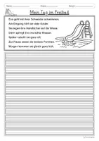 Vorschau - Arbeitsblätter - Abschreibtexte - Im Sommer (Klasse 1/2) - Seite 3